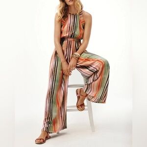 Anthropologie blank London colorful striped pant jumpsuit